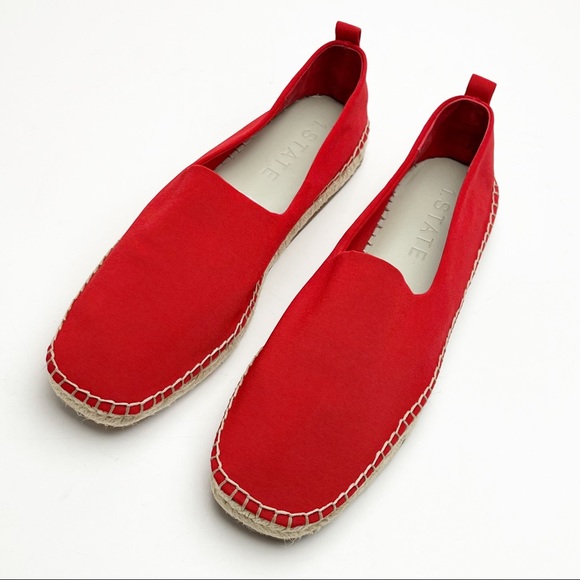 1. STATE Davir Red Slip On Espadrille Shoes, Size 9 - Picture 7 of 10